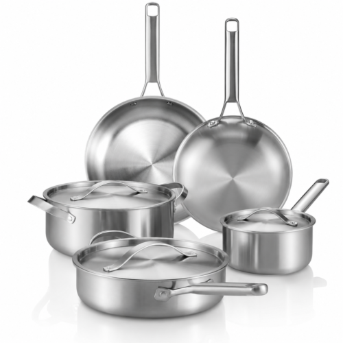 1787737936 Uncoated Tri-ply Stainless Steel Cookware Set 02