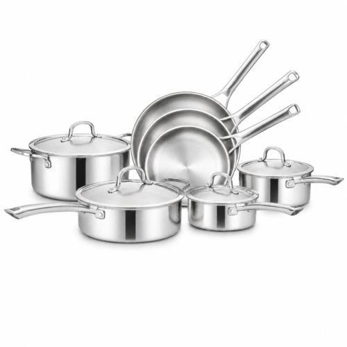 1787737974 Uncoated Tri-ply Stainless Steel Cookware Set 04