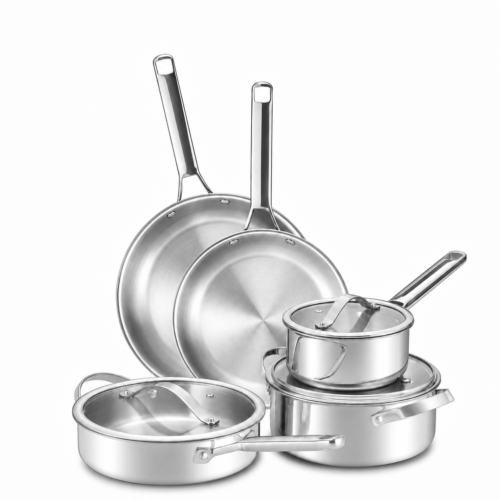 1787737997 Uncoated Tri-ply Stainless Steel Cookware Set 03