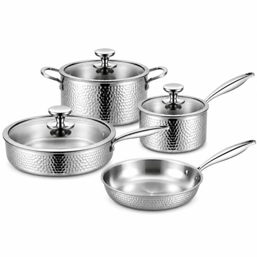 1787738045 Uncoated Tri-ply Stainless Steel Cookware Set 05