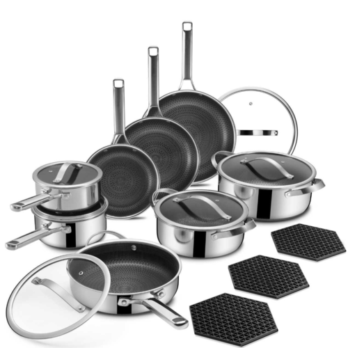 1787817812 Etched Tri-ply Stainless Steel Cookware Set 01