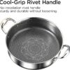 81i3p1VNbxL._AC_SL1500_ Etched Tri-ply Stainless Steel Shallow Pot 02